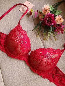 Red Lace Bra