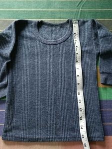 Blue Thermal Top - Cozy Warmth