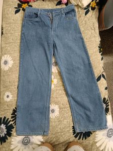 Light Wash Wide Leg Jeans
