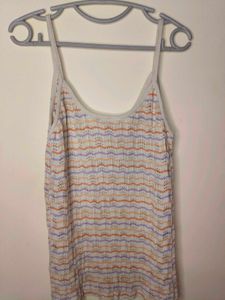 Striped Knit Cami Tank Top