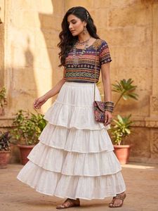 Boho Print Short Sleeve Top