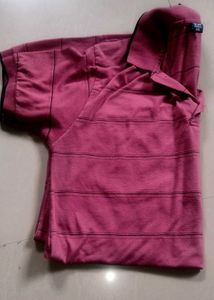 Men's Striped Polo T-Shirt