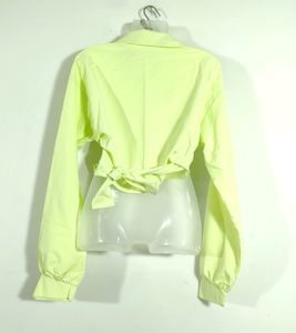 Misspap Light Neon green Wrap Shirt (Women's)