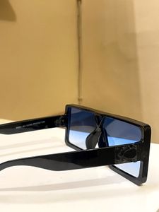Bold Blue Gradient Square Sunglasses