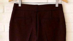 Maroon Bell Bottom Pants