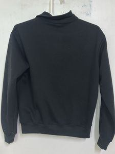 Black Track Jacket with White Stripes