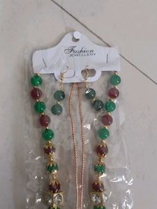 Boho Beaded Necklace Set