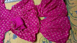 Women Rayon Kurta And Sharara Set