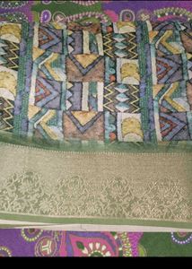 Ethnic Printed Saree