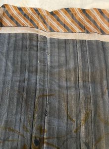 Black Saree with Intricate Golden Border