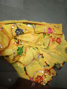 Multicolour Sequin Work Ethnic Dupatta