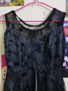 90s Style Pinterest Inspired Black Gown