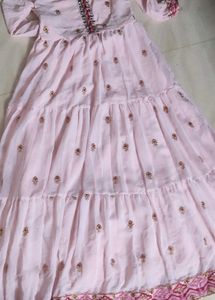 Beautiful Pink Ethnic Gown