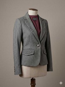 Chic Striped Women's Blazer