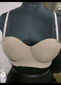 Strapless Beige Bra