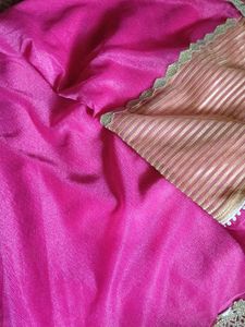 Pink saree