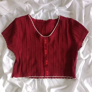 Knitted Crop Top