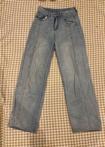 Light Wash Wide Leg Jeans