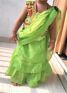 Kids lehenga Saree - 9-18mo