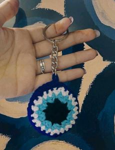 Handmade Evil Eye Keychain