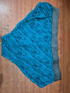 Jockey Blue &amp; Black Printed Tactal Briefs (L)