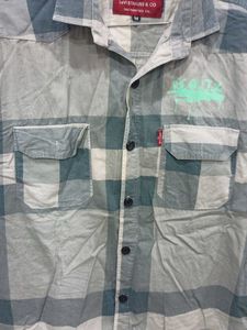 Levi's Plaid Button-Up Shirt limited offer