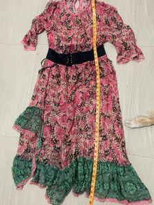 Elegant Floral Print Midi Dress