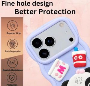 New iPhone 17 pro Cute Panda Phone Case