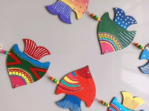 Handmade Fish Wall Hanging