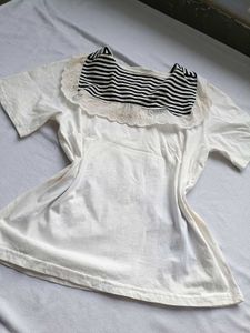 Cute Sailor Collar Top