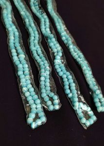 Turquoise Bead Tasbih with Tassels