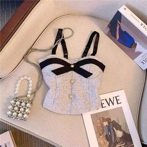 Chic Bow Detail Corset Top🖤