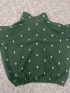 panda Crop Shirt