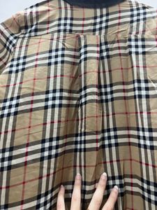 Burberry Print Classic Plaid Short Sleeve Shirt