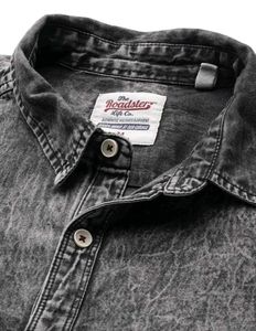 Men's Grey Denim Shirt