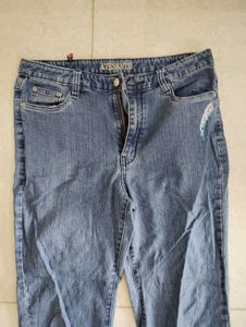 Women's Blue Wash Flare Jeans