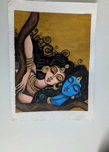 Framed Radha Krishna Painting