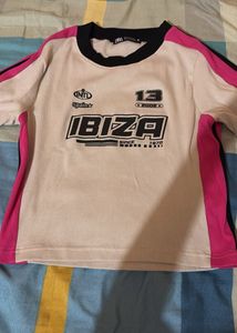 Zara Ibiza Graphic Long Sleeve Top