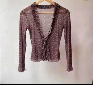 Sheer y2k Vintage Top