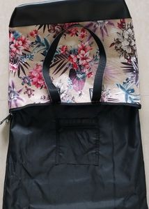 🆕️ Flower Print With Leather Purse Full Astr