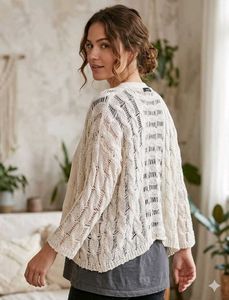 Crochet Knit Shrug