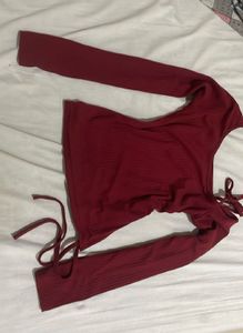 Ribbed Long Sleeve Top