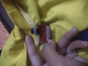 Yellow Puma Sweatshirt