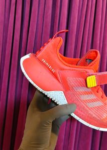Kids Red Adidas Running Shoes