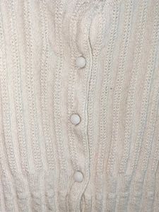Trendy Cropped Button-up Top Cardigan