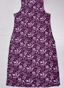 Floral Print Sleeveless Dress