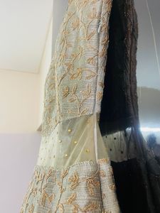 Beautiful Gown Heavy Thread Work