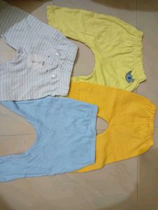 Cute Baby Pants Set - 4 Pairs