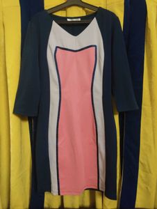 Color Block Mini Dress