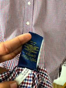 Ralph Lauren check boxy shirt.